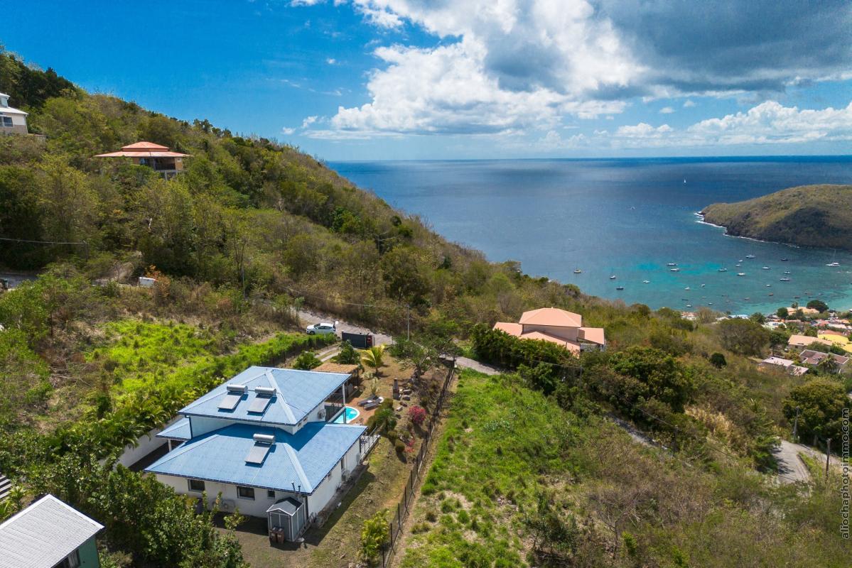Location 5 chambres Martinique Anse d'Arlet - drone vue mer 2